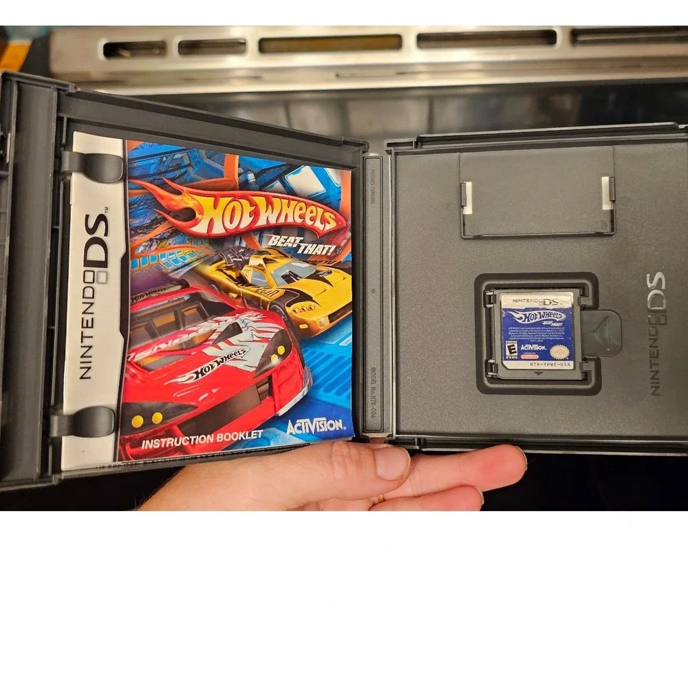 Nintendo DS Game Lot Cars 2 Up Rayman Rabbids Hot Wheels ATV Brain Age Bundle